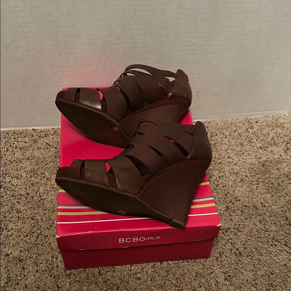 BCBGirls Brown Elegant Heels